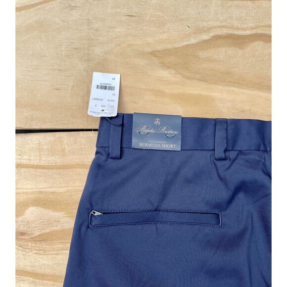 BROOKS BROTHERS Bermuda Tech Shorts Stretch Wrinkle Resistant Men's Blue SIZE 31 - Picture 5 of 10